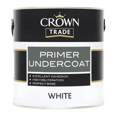 Click Here To Enlarge This Photo Of Crown Trade Full Primer Undercoat White - 2&period;5L