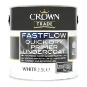 Crown Trade Fastflow Quick Dry Primer Undercoat White - 2&period;5L