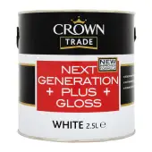 Crown Trade Next Generation Plus Gloss White - 2&period;5L