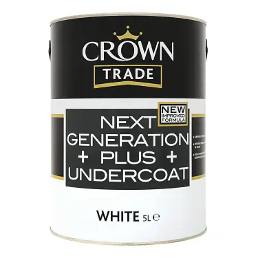 Click Here To Enlarge This Photo Of Crown Trade Next Generation Plus Undercoat White - 5L