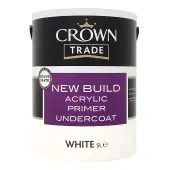 Crown Trade New Build Acrylic Primer Undercoat White - 5L