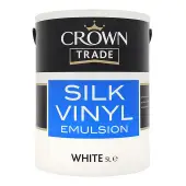 Crown Trade Vinyl Silk Emulsion White - 5L