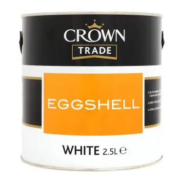 Click Here To Enlarge This Photo Of Crown Trade Eggshell White - 2&period;5L