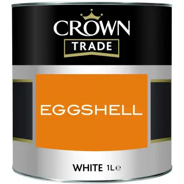 Click Here To Enlarge This Photo Of Crown Trade Eggshell White - 1L
