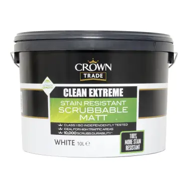 Click Here To Enlarge This Photo Of Crown Trade Clean Extreme Matt White - 10L