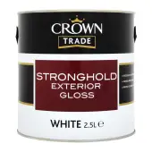 Crown Trade Stronghold Exterior Gloss White - 2&period;5L