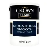 Crown Trade Stronghold Smooth Masonry White - 5L