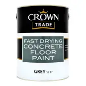 Crown Trade Fast Dry Concrete Floor Paint Grey - 5L