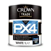 Crown Trade PX4 Water Based All Purpose Primer White - 1L