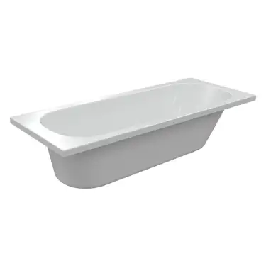 Click Here To Enlarge This Photo Of Modern 4 Piece Bathroom Suite 1700mm Bath Rimless WC Basin Taps