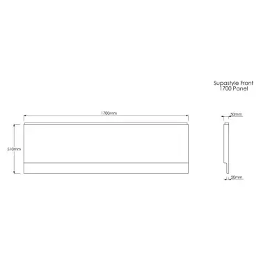 Click Here To Enlarge This Photo Of Modern 4 Piece Bathroom Suite 1700mm Bath Rimless WC Basin Taps