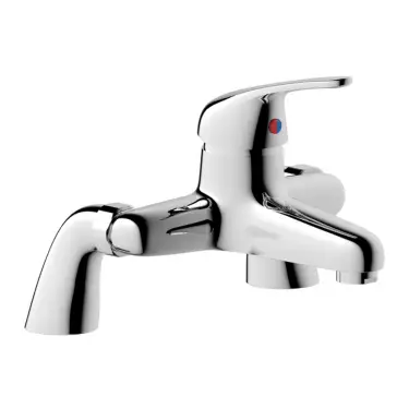 Click Here To Enlarge This Photo Of Modern 4 Piece Bathroom Suite 1700mm Bath Rimless WC Basin Taps