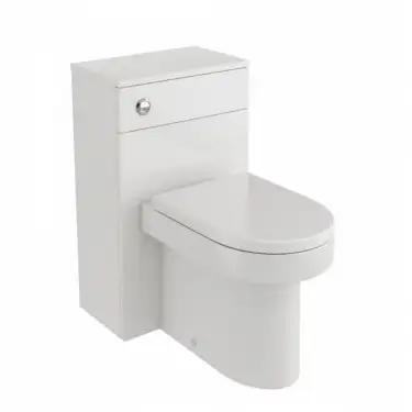 Click Here To Enlarge This Photo Of Saturn White Gloss Vanity Unit & WC Pack 650mm BTW Toilet