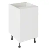 Kitchen Kit Slab Standard Flatpack 500 Base Kitchen Cabinet Standard MFC Snow White with Urban Oak Cabinet - FKUV4003