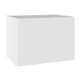 Kitchen Kit Slab Standard Flatpack 500 Bridging Wall Kitchen Cabinet Standard MFC Snow White with Urban Oak Cabinet - FKUV4018