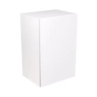 Click Here To Enlarge This Photo Of KitchenKit Value Slab Matt Snow White 900 Boiler Housing Wall Kitchen Cabinet Flatpack with Urban Oak Cabinet - FKUV4066