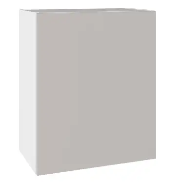 Click Here To Enlarge This Photo Of Kitchen Kit Slab Standard Flatpack 600 Wall Kitchen Cabinet Standard MFC Light Grey with Urban Oak Cabinet - FKUV4114