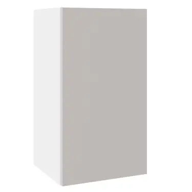 Click Here To Enlarge This Photo Of Kitchen Kit Slab Standard Flatpack 400 Wall Kitchen Cabinet Standard MFC Light Grey with Urban Oak Cabinet - FKUV4112
