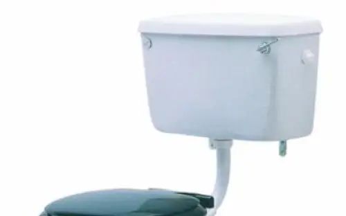 Click Here To Enlarge This Photo Of Twyford Classic S Trap Pan&comma; 6L Exposed Lever Cistern Single Flush Side Entry With Flush Pipe&period;