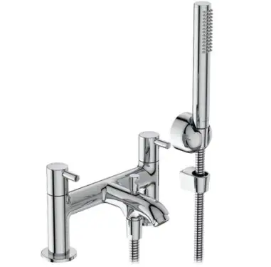 Click Here To Enlarge This Photo Of Ideal Standard Ceraline Bath Shower Mixer 2 Taphole & Shower Kit BC189AA Free Delivery